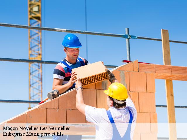 Maçon  noyelles-les-vermelles-62980 Entreprise Marin père et fils 