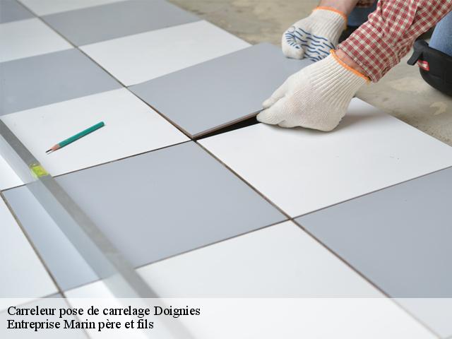 Carreleur pose de carrelage  doignies-62147 Entreprise Marin père et fils 