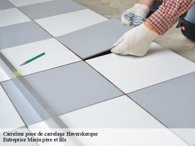 Carreleur pose de carrelage  haverskerque-62350 Entreprise Marin père et fils 