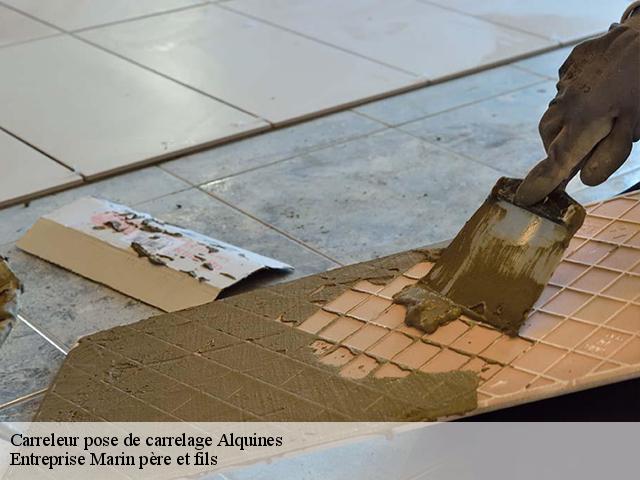 Carreleur pose de carrelage  62850