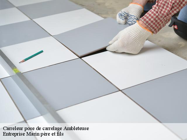 Carreleur pose de carrelage  ambleteuse-62164 Entreprise Marin père et fils 