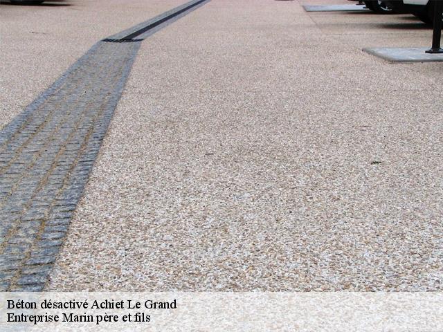 Béton désactivé  achiet-le-grand-62121 Entreprise Marin père et fils 