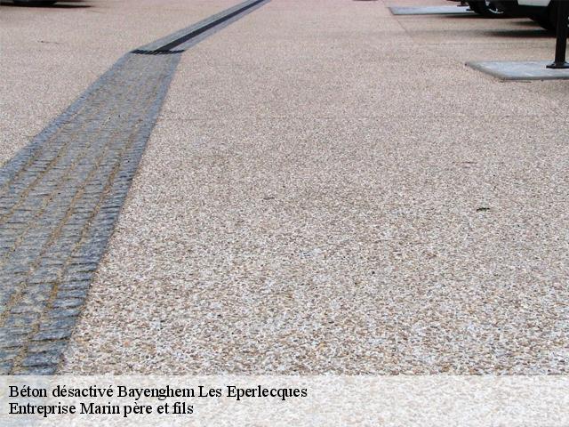 Béton désactivé  bayenghem-les-eperlecques-62910 Entreprise Marin père et fils 